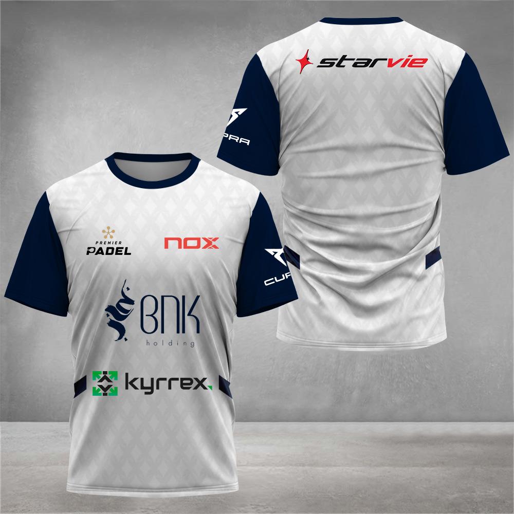 Быстросохнущая футболка для падел-тенниса для мужчин, удобная, дышащая, с круглым вырезом, с коротким рукавом, одежда для улицы, бадминтон, бега