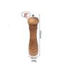 Oak Spice Grinder Pepper Grinder Salt Shaker, Adjustable Ceramic Rotor 8 Inch