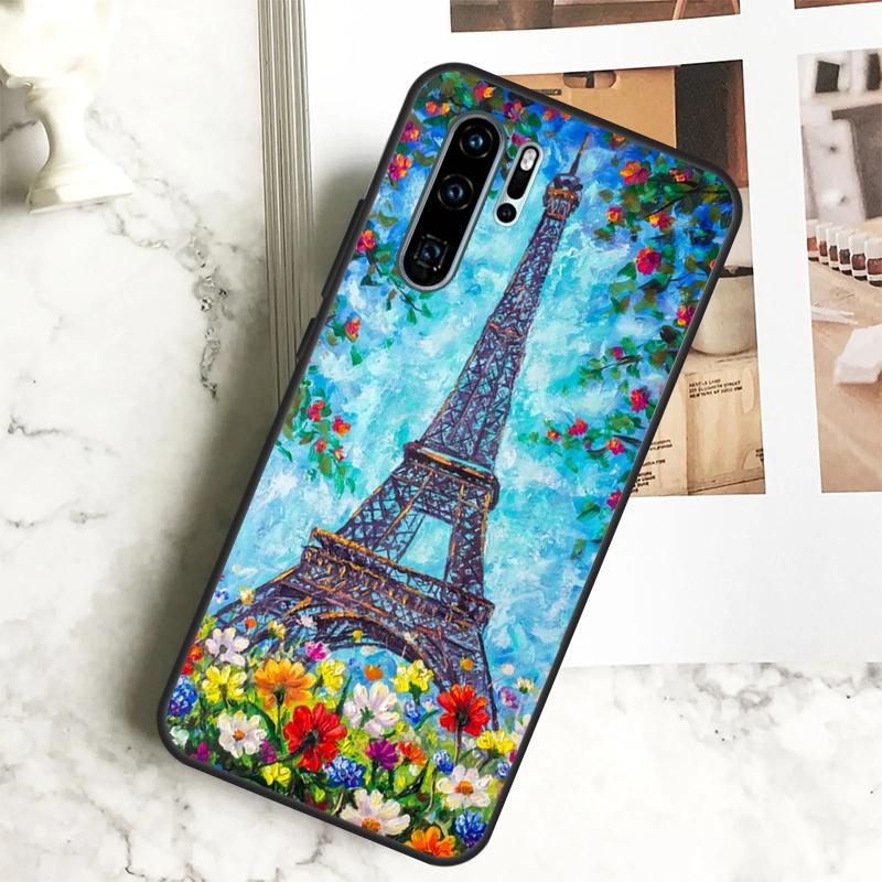 Чехол Париж Эйфелева башня для Huawei Nova 9 10 SE 3i 7i 11i 5T Y60 Y61 Y70 Y90 Y91 P20 P40 P30 Lite 11 Pro