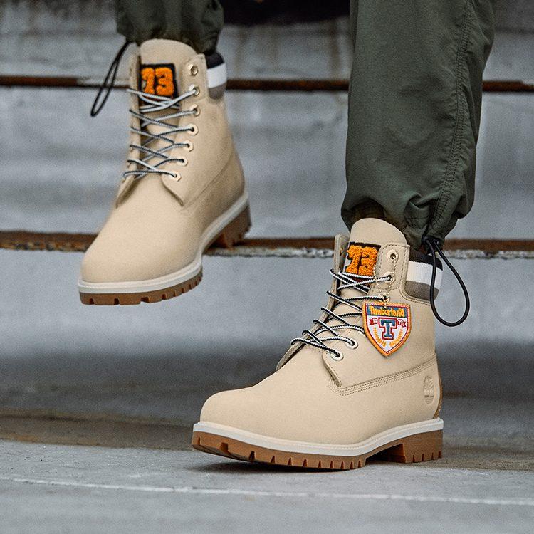 Timberland Ботинки Heritage на толстой подошве, 6 дюймов, 'Бежевый нубук с черным' A2M5BW