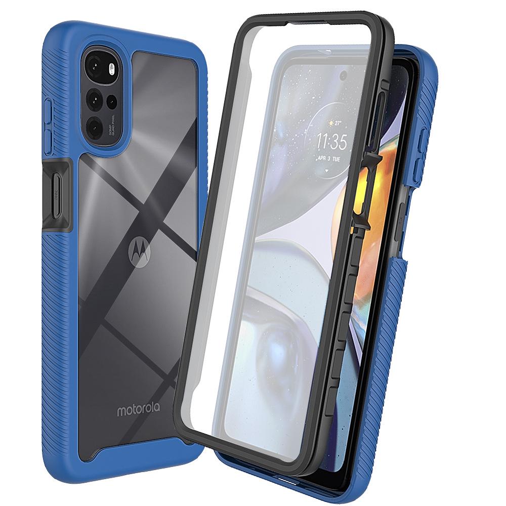 Чехол для телефона Motorola G22/Moto E32 из ПЭТ-пленки со защитным стеклом «Звездное небо»
