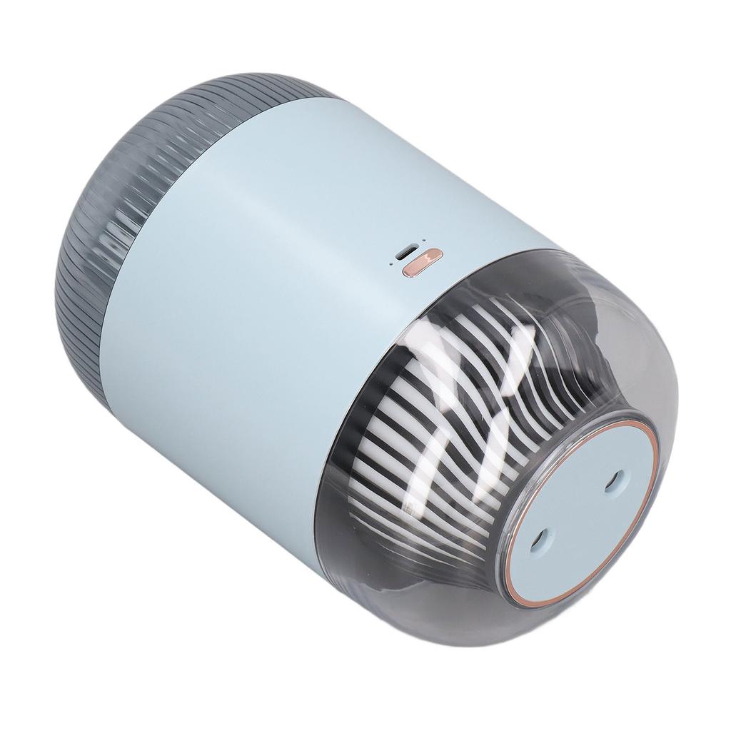 1000ml Air Humidifier Double Spray with Night Light USB Charging Mist Vaporizer for Home Blue