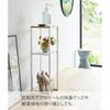 Белый напольный держатель-органайзер Yamazaki Tower для увлажнителя, 25x25x80 см, держатель для растений