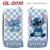 Stitch Zip Long Wallet Cartoon Anime Handbag Card Holder Coin Purse Blue
