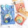 1Pc Kawaii Summer Drink Badge Holder for 58~75mm Anime Baji Display Storage Bag Dust-proof Protective Case Cute Backpack Pendant