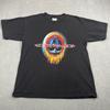 Vintage 90’s Journey “Vacation’s Over” Concert T-Shirt Adult L Black World Tour