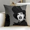 Модная новая наволочка Marilyn Manson Мягкая Легко стирающаяся Универсальная для дивана, кровати, путешествий и офиса