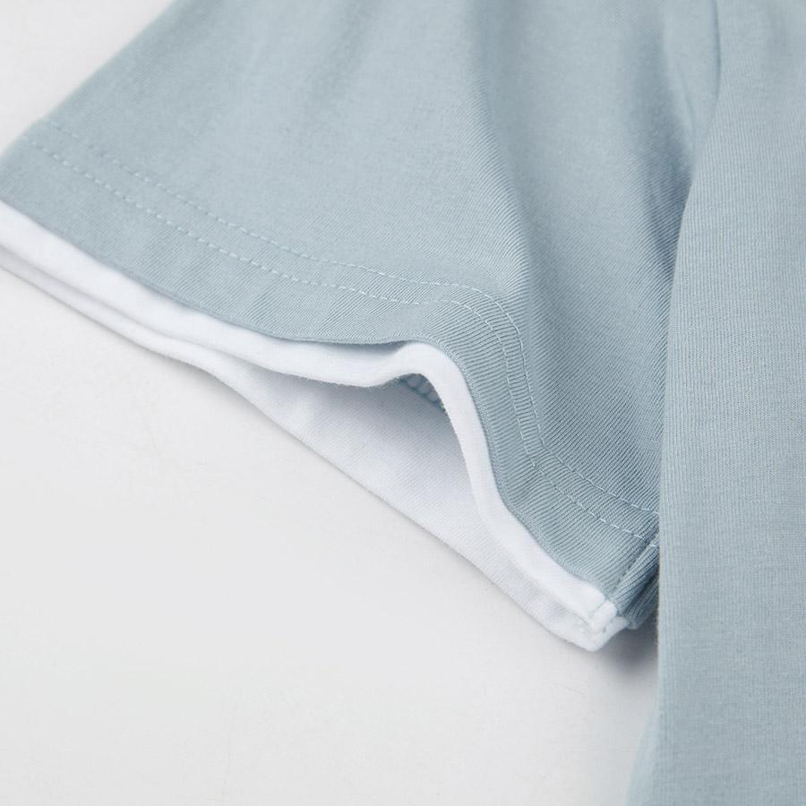 Zirunking 2021 Bilateral T-shirt 100% Cotton Solid T Shirt Unisex Causal O-neck T-shirt Male/Female High Quality Classical Tops SHUALING