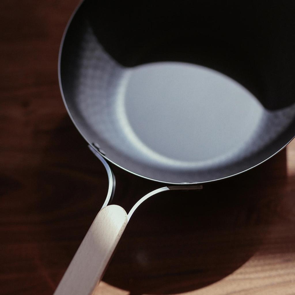 Wahei Freiz Tsubame Sanjo Iron Wok 26 см IH совместимая газовая сковорода Wok сковорода деревянная ручка сделано в Японии enzo EN-012