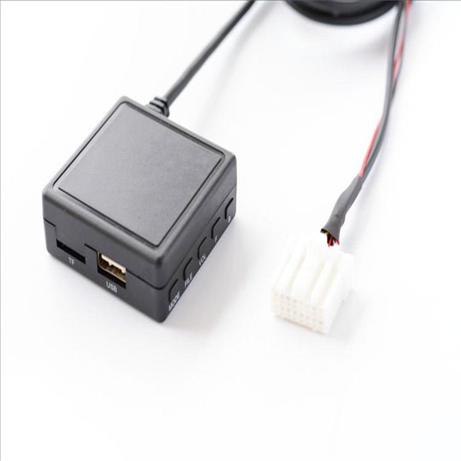 Автомобильный Bluetooth 5.0 AUX USB Музыкальный адаптер для Mazda 6 M6 M3 RX-8 MX-5 Pentium B70