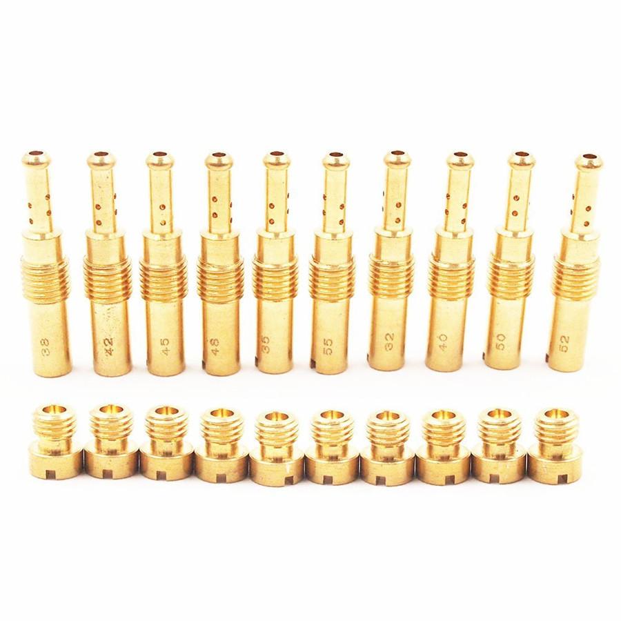 New 20pcs Carburetor Main Jet Kit & Slow/Pilot Jet For GY6 CVK 150cc and 125cc GY6