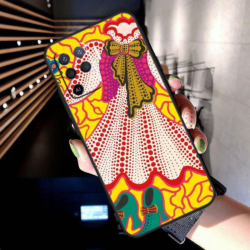 KUSAMA art Чехол Для Oppo A78 A98 A18 A38 A58 A60 A80 A40 A77 A57 A17 A74 A54 A94 A96 A76 A16 A15 A5 Pro