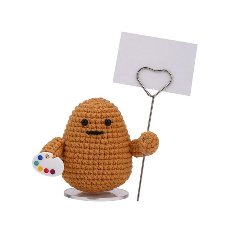 DIY Animals Crochet Starter Kits Plant Crochet Yarn Set Beginners Crochet Kits Learn to Crochet Set by English Video