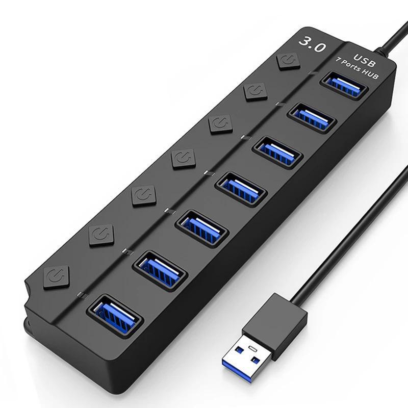 Док-станция расширения USB 3.0 на 7 портов
