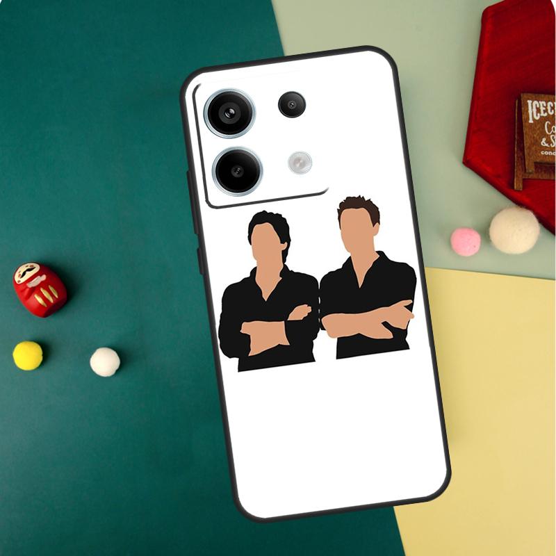 Чехол Damon and Stefan Vampire Diaries для Xiaomi Redmi Note 14 Pro 13 12 11 10 15 Pro Plus Redmi 15C 14C 13C 10C 12C 15 Funda