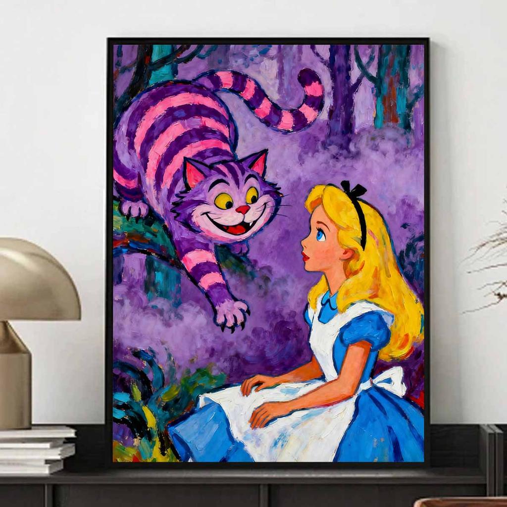 Disney Алмазная мозаика полная засыпка Алис в Стране чудес Чеширский кот ручная работа DIY домашний декор подарок