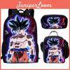 Набор Dragon Ball: рюкзак, вместительная нейлоновая школьная сумка и пенал для школьников.
