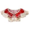 False Collar Lace Shawl Wrap Yunjian Collar Detachable Embroidery Hanfu Floral Decorative Chinese Yunjian Tassels DXAA