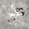 Metal and Plastic Felling Dog Spike Gas Cap Kit for Stihl MS361 MS360 MS362 MS380 MS381 034