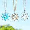 8*8cm Car Pendant Crystal Snowflakes Car Rearview Mirror Interior Accessories Prisms Hanging Trim Christmas Gifts Snowflake