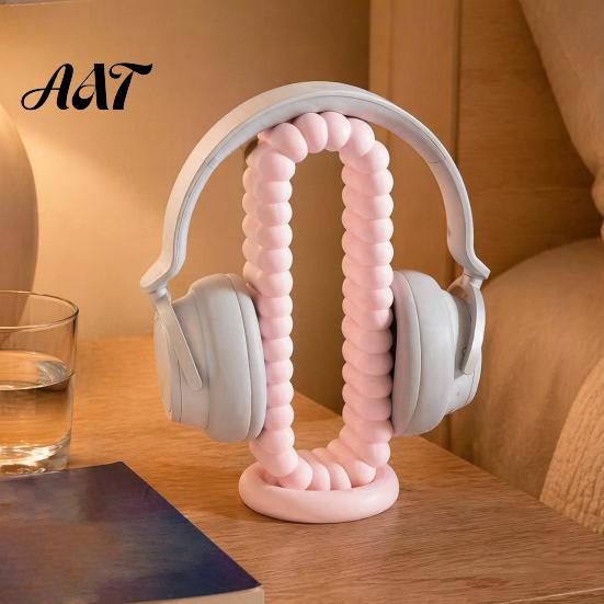 Игровой держатель для наушников, 3D-печатный стенд для наушников, Минималистичный стильный держатель-дисплей, Уникальный декоративный аксессуар для рабочего стола дома и в офисе