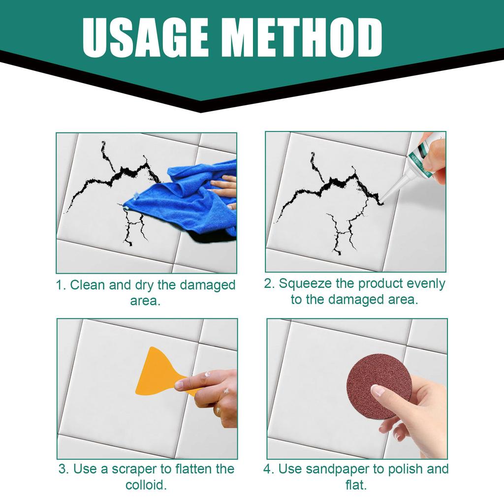 Grout Repair Set Grout Filler Grout Sealer for Bathroom Shower Kitchen Floor Tile FastDrying Tile Grout Paint Simulated