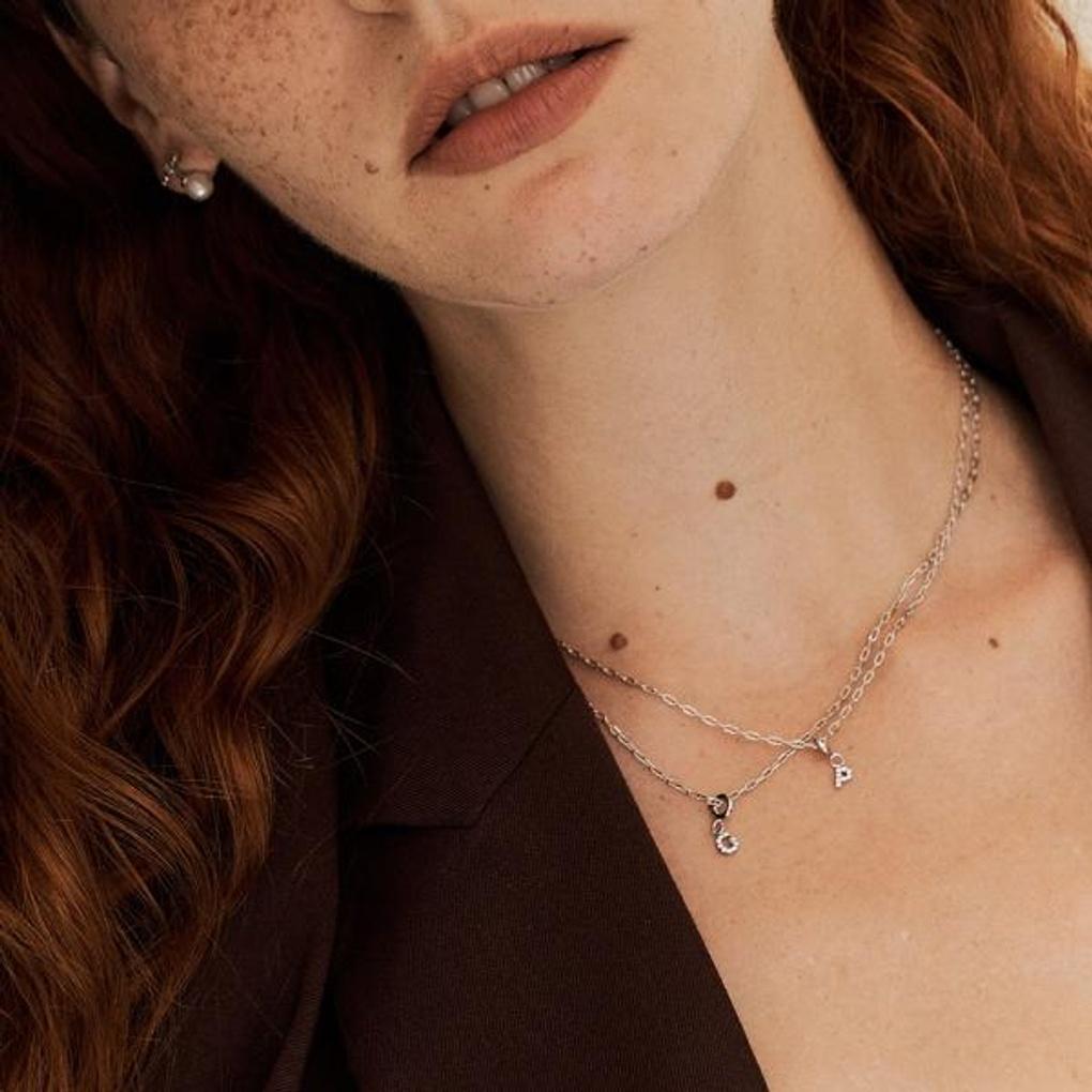 My Initial Silver Drop Necklace (H)_OTN222811QWW