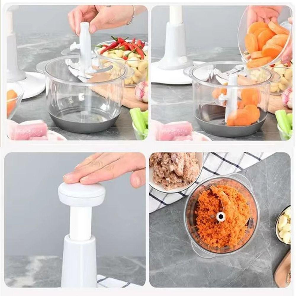 Removable Vegetable Mincer Manual Press Special Ingredients Mixer Meat Grinder for Home