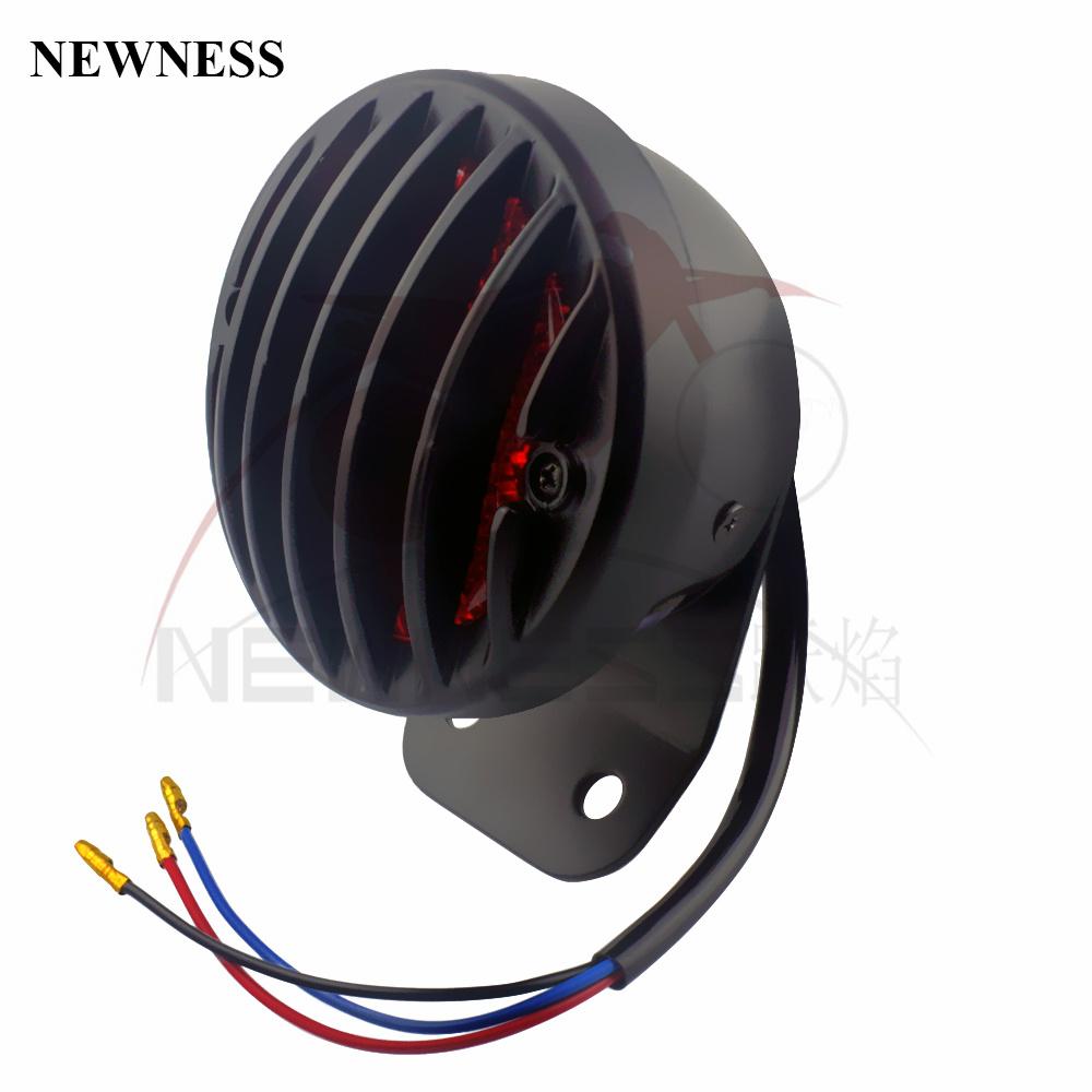 Motorcycle Rear Mount Metal Bracket Tail Light License Grill Bracket For Harley Sportsters Bobber Chopper Rear Stop Light