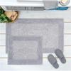Nuvomon Bluenity Тафтинговый коврик для ванной Rainbow Серый 50x60 см + 60x100 см