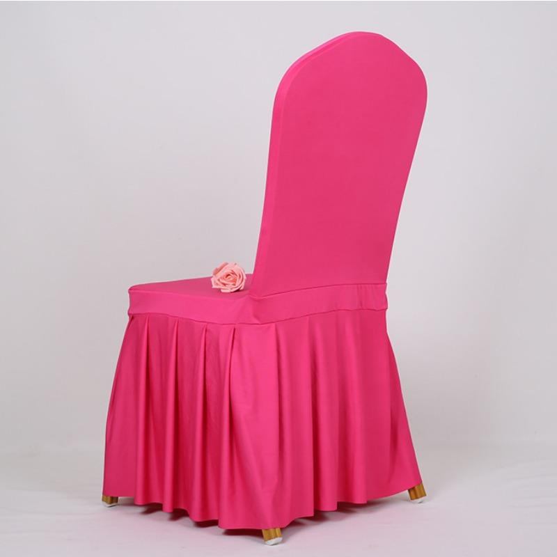 Hotel Wind Table and Chair Banquet Chair Cover Thickened Elastic Conference Hotel Wedding Special Oxford Skirt Hem Chair