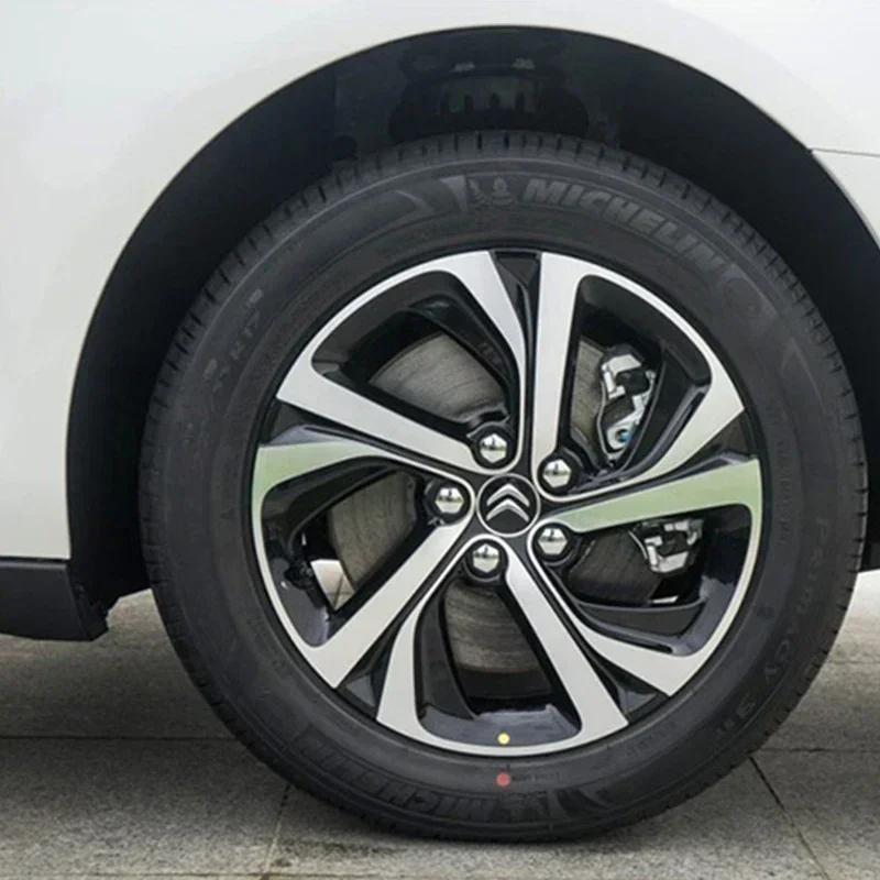 60mm Car Wheel Center Hub Caps Cover for Citroen C1 C2 C3 C4 C4L C5 VTS Cactus C-Elysee DS3 DS4 DS6 Picasso Berlingo Xsara Saxo
