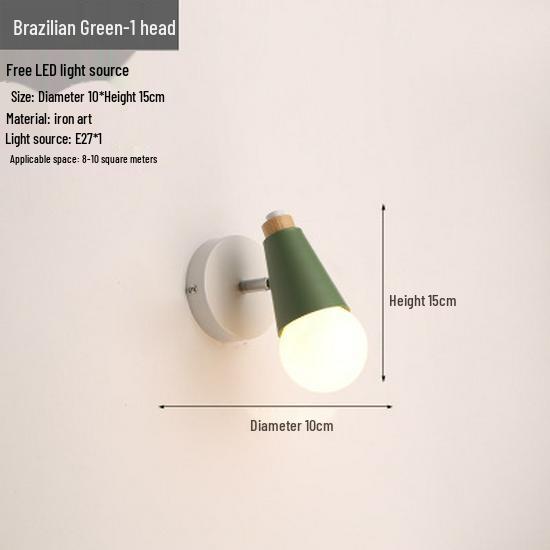Современный скандинавский настенный светильник: Стильное освещение для спальни, гостиной, бара или лестницы