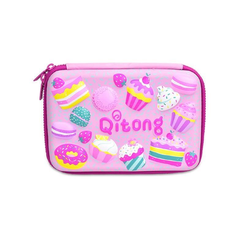 Креативный 3D тиснение большой вместимости квадратный пенал канцелярская коробка высококачественная многофункциональная сумка для хранения канцелярских принадлежностей подарок для детей