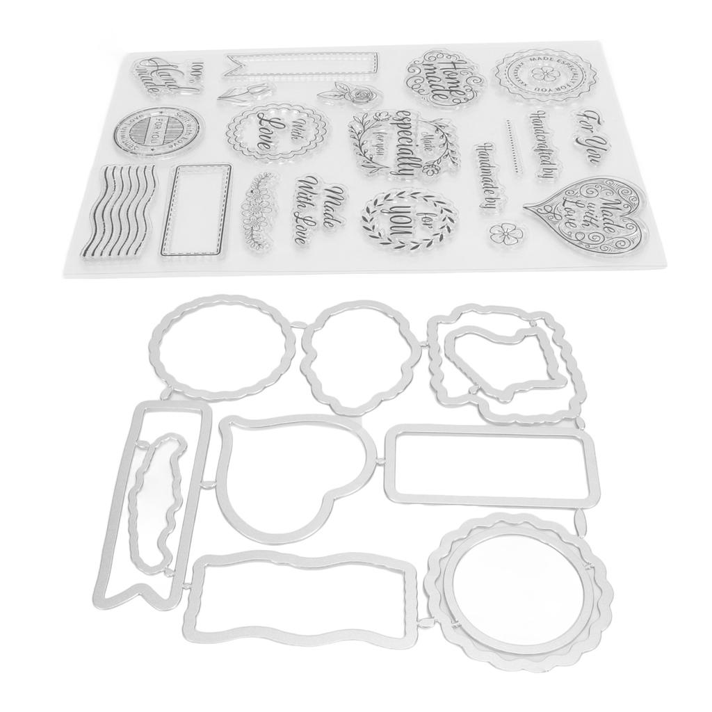 Прозрачный штамп в стиле «Валентинки», прозрачный, безопасный, многоразовый, широко используемый, прозрачный штамп для карточек на английском языке
