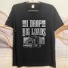 Большая летняя футболка для подростков I Drop Big Loads Графика грузовика Короткий рукав Свободный крой Круглый вырез Футболка Бренд Футболка