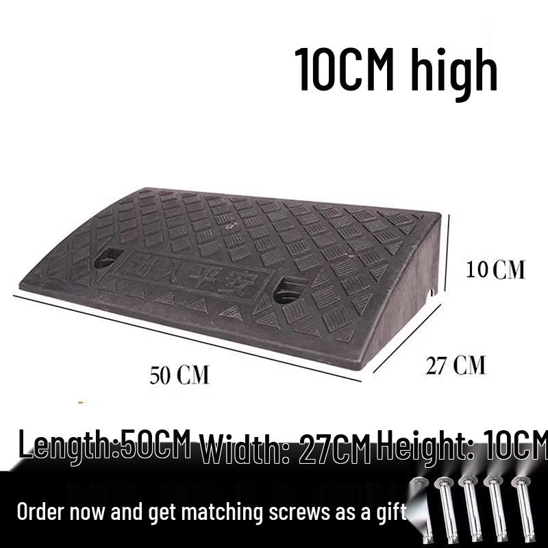 Uphill Slope Mat, Barrier-Free Ramp, Plastic Ladder, Speed Bump, Intersection Aid