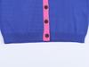 European Style 2026 Spring Women's Loose Color Block Knit Cardigan