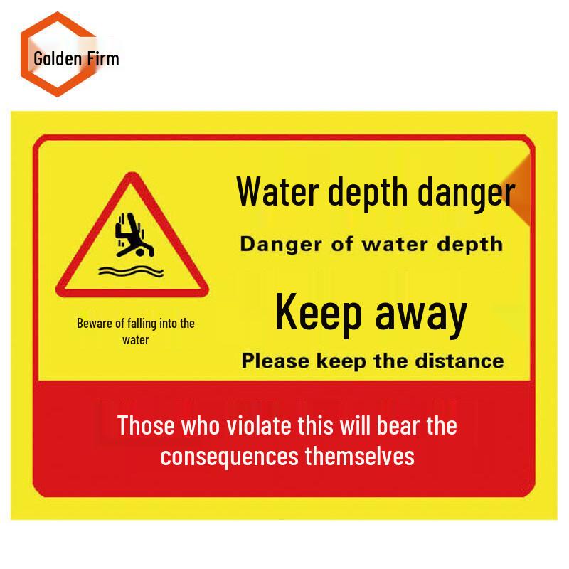 Reservoir Safety Warning Sign