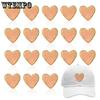10PCS 2 Colors, 6.5*7.5CM Heart Shaped Embroidery Cloth Patches Creative DIY Clothes Bags Hats Repair Sewing Iron On Patches