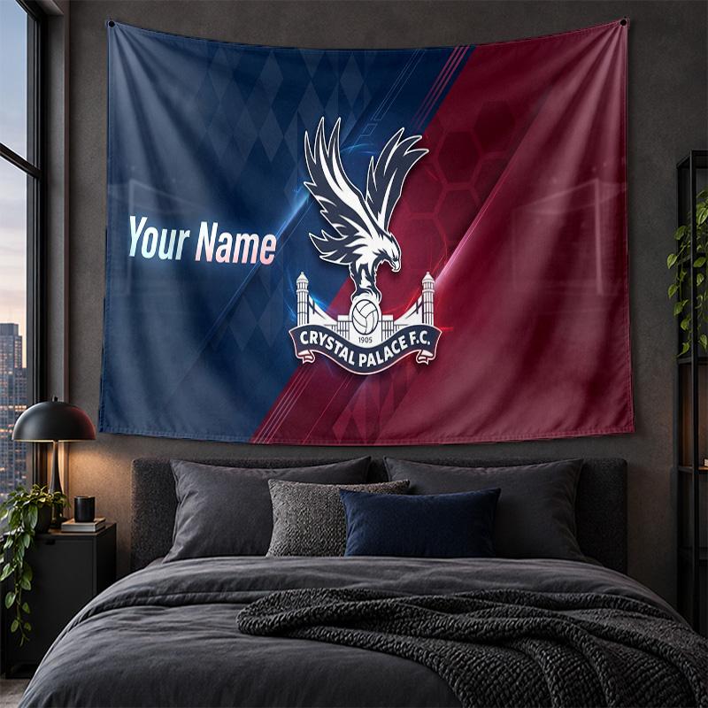 Personalized Tapestry Wall Hanging Crystal Palace Pattern Art Background Cloth