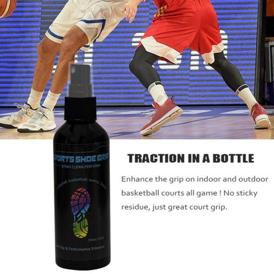 100 мл спрей для сцепления с спортивной обувью улучшает сцепление подошвы с кортом усилитель эффективности баскетбольной обуви восстанавливает подошвы противоскользящий спрей для кроссовок