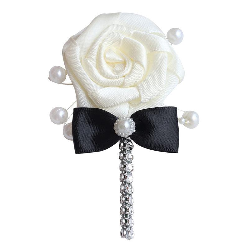 1Pc The Stylish Flower Shaped Brooch Is Studded with Pearls
