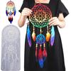 Dreamcatcher Wind Chimes Handmade DIY Epoxy Resin Crystal Epoxy Wall Decoration Home Decoration Mirror Silicone Mold