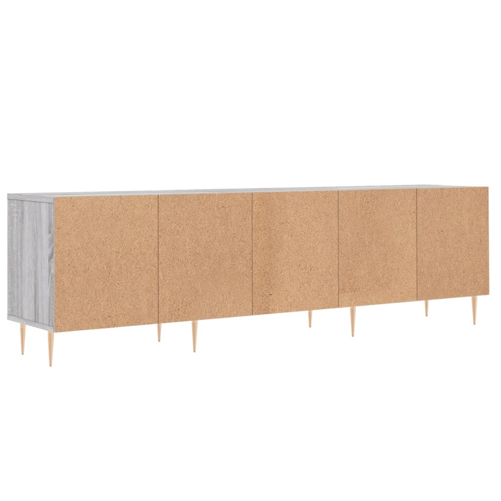 TV Cabinet Gray Sonoma 150 x 30 x 44.5 cm Engineered Wood
