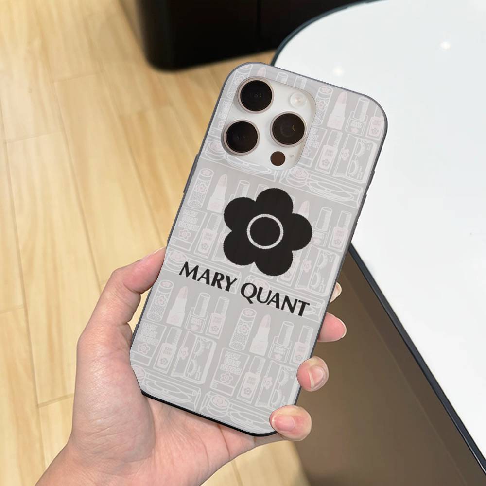 Fashion Brand Q-Quant Mary For IPhone 17 16 15 11 12 13 14 Pro Max Plus Pro Corrugated Translucent Back Phone Cover
