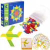 Puzzle Drewniane Układanka Gra Montessori Kreatywne 155 Elementy