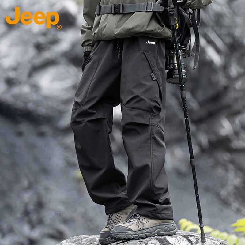 Jeep Men's Autumn/Winter Casual Straight-Leg Pants