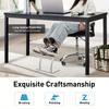 Stainless Steel Footrest – Ergonomic Salon & Home Foot Rest with Anti-Slip Base – 201 Stainless Steel – Silver