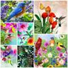 5D DIY Diamond Painting Kit Flowers and Birds Diamond Embroidery Rhinestones Decorations for Home